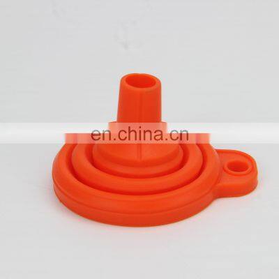 Kitchen Tools Silicone Foldable Portable Household Liquid Dispensing Funnels photo-3