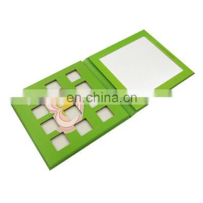 3D View Private Label Cosmetic Eye Shadow Cardboard Packing Oem Makeup Eyeshadow Pan