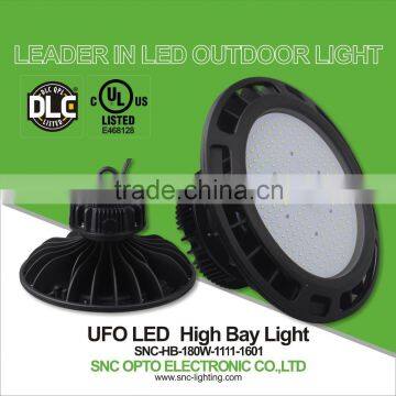 SNC New factory price high lumen UL CUL DLC approved UFO led high bay light 180W