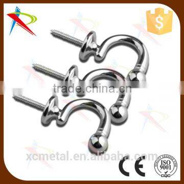 Fancy & Decorative Quality Magnetic Chrome Ball End Curtain Tieback/tassel Hooks /drapery Hooks