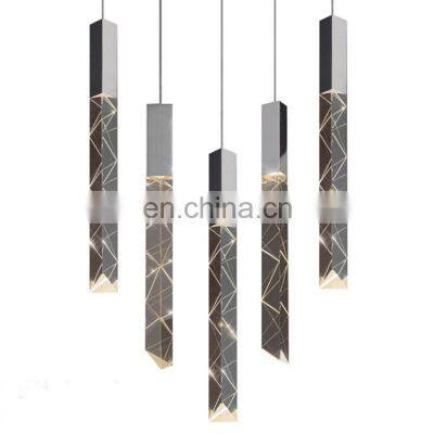 New LED Ceiling Hanging Light Simple Glass Pendant Lights Home Decor Lighting