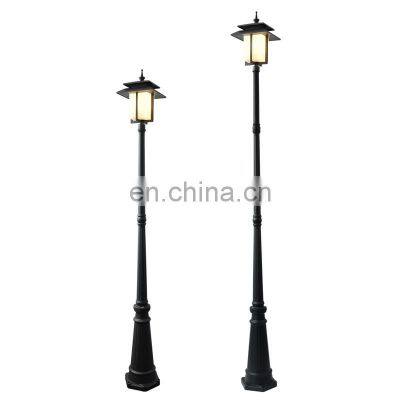 2022 New High quality European Antique Waterproof Solar Lamps Outdoor Garden Street Decoration Garden Lights