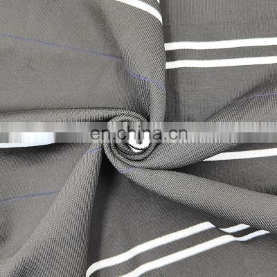 High Stretch high quality material garment accessories cuff custom 100% wool knit stripe rib