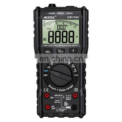 DM100A Digital Multimeter Tester Capacitance Fast Speed DC DC 10000 Counts multimetro digital Anti-burn Alarm Multimeter