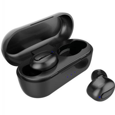 2021 Factory Price Quick Charge Tws Earbuds Earphone Headphone Wireless Tws bt 5.0 Earphones 300mah Charging Box photo-3