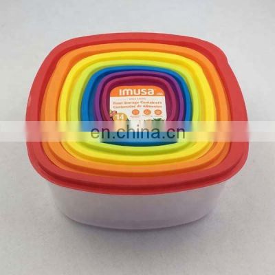 7pcs Foldable Square Plastic Storage Container