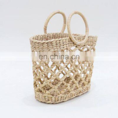 Vietnam Natural Water Hyacinth Handbag Fashion Bag Straw Tote Bag High Quality photo-2