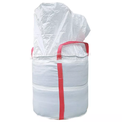 1000kg 2t PP Woven Bulk Big Ton Woven Jumbo Fibc Polypropylene Bag With Logo For Corn