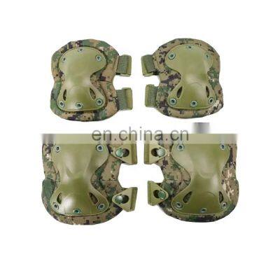Tactical Four Pieces Knee Pads Elbow Pads Set Men's Outdoor Motorcycle Camo Protecting Sports Tactical Knee Pads photo-3