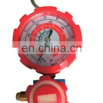 CT-467 Refrigeration System Air Conditioner R134A R22 R12 R502 R410A R404 Brass Single Manifold Gauge Set With Sight Glass photo-3