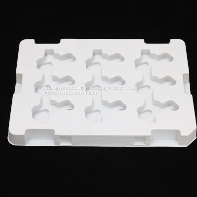 blister factory white PET packaging trays vacuum forming plastic blister pallets