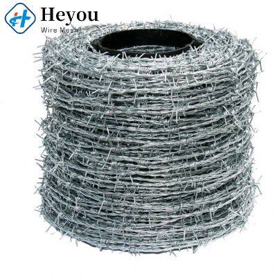 Factory Direct Supply 1.6X1.6mm 1.2X1.2mm Hot Dipped Galvanized PVC Stainless Steel Barbed Wire