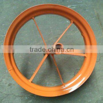 3.50-8 wheel rim wheelbarrow spare parts/car wheel rim