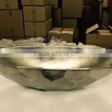 High quality best selling eco friendly lacquered metallic silver salad bowl from Viet Nam