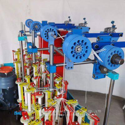16 Strands 4 Head High Speed Braiding Machine for Shoes Laces and Rope With Take up photo-3