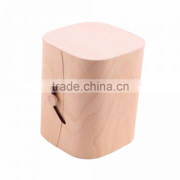 2016 Soft Wooden Packing Box for Food,round Box,wood Tea Box