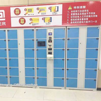 Face Recognition Smart Locker Price | 50-door Public Places Cell Phone Smart Locker photo-4