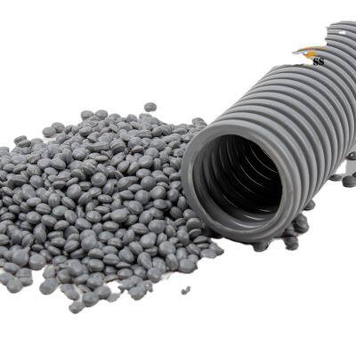 Spiral Reinforced Flexible of PVC Polymers Conduit Pipe Coupling PVCCompound Granules