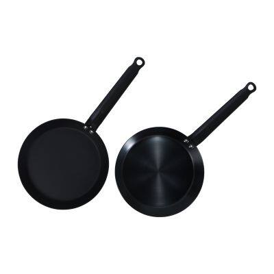 Nitriding 10 Inch Round Carbon Steel Frypan