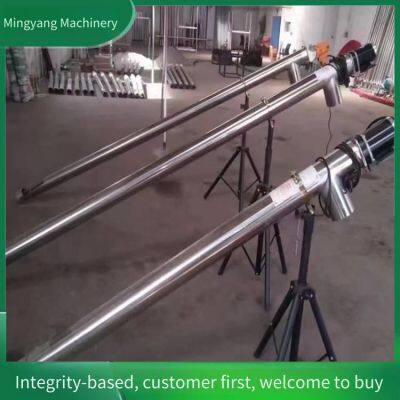10-meter Dragon-style Grain Conveyor and Extractor, Screw Grain Lifting and Loading Machine, Bulk Grain Bagging and Material Extractor
