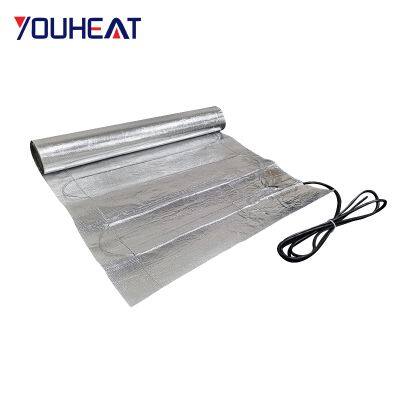 Electric Floor Heating Mat Solar Panel Snow Melt Mat for Floor Heating System Aluminum Foil Heating Mat