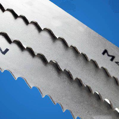 Hubei Hongshengjie Wholesale M42 Bimetallic Bandsaw Blades for Horizontal Cnc Sawing Machines, 34*4115, for Cutting Round Bars, Large-tooth Saw Blades photo-3