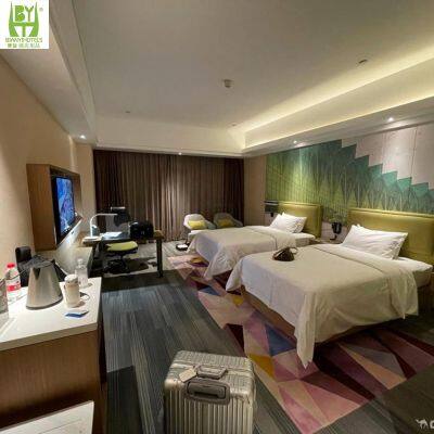 High-Grade 1.8 Meter Double Bed Beech Solid Wood 1.5 Meter Thick Feet Modern Design Queen Simple Bedroom Storage Bed for Wedding photo-1