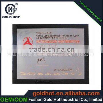 quantity production wooden award plaque for authorized distributor,wood medal