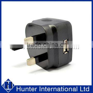 Personalized Shiny Surface UK Plug Travel Charger