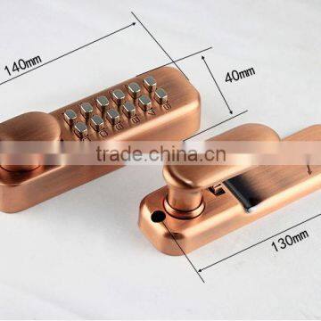 OSPON Mechanical Keyless Lock Exterior Door Hardware Antique Copper OS2200B-Antique Copper photo-2