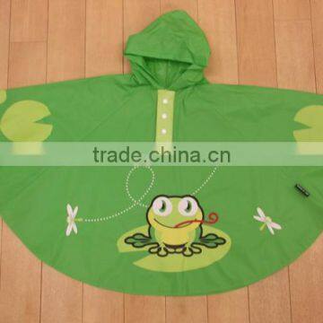 Hooded Cartoon Funny Baby Children Kids Rain Poncho/Raincoat/Outwear