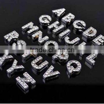 Produce Colorful Rhinestone Slide Letters With 10 mm Hole Size photo-2