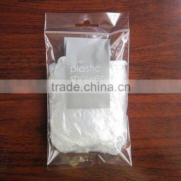 Disposable Plastic Hand Made Round Shower Cap
