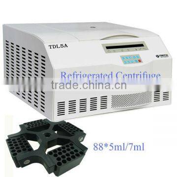 TDL5A with 88*5/7ml tubes swing rotor refrigerated centrifuge, laboratory centrifuge