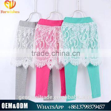 2015 high quality korean style girls cotton leggings girls outfit colorful autumn princess leggings