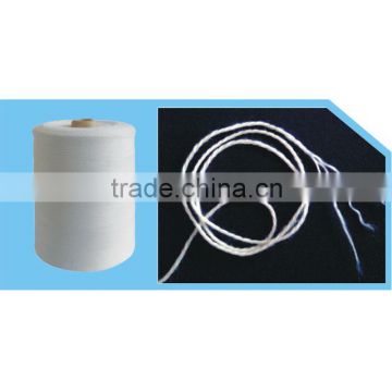 A203 raw white 100 virgin polyester industrial bale sewing thread