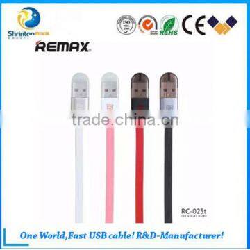 New arrival Remax product 2 in 1 usb cable sync usb charger cable for both Samsung /Iphone5/6/6s/Micro