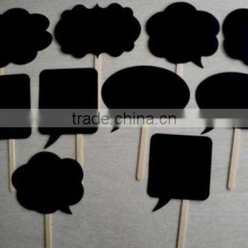 New Black Funny Props for Wedding Family Friends Gathering Photos Decoration Speech Bubble Board                        
                                                Quality Choice