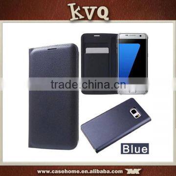 Transparent PC Ultra Thin Flip Phone Cover for Samsung Galaxy S7 Edge
