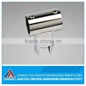 Shower Room SUS304 Glass Pipe Connector.