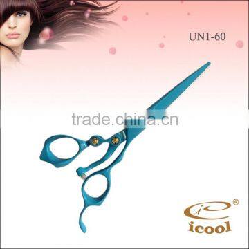 hot sale blue colorurTeflon surface hair scissors