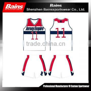 High quality custom white basketball jersey design&basketball jersey uniform&basketball jersey wholesale