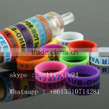 2015 Hot Selling Customized OEM Ecigarette Accessories Ecig Mods Silicon Vape Band photo-5