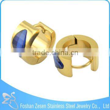 Wholesale Gemstone Carving Earrings, Ruby Gold Plated Earrings, Wholesale Piercing Jewelry photo-2