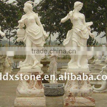 natural white stone carving statue for garden