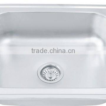 630x500mm XAL6350 single bowl stainless steel sink kitchen sink hot sale with white paint