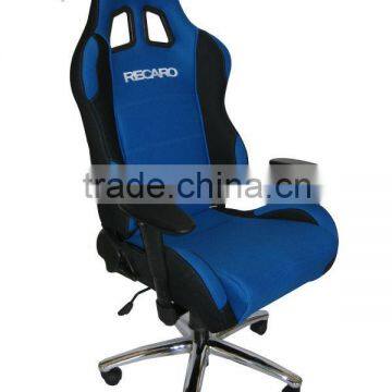 AKRACING modern brown adjustable armrest lift swivel typing fabric lounge office chair