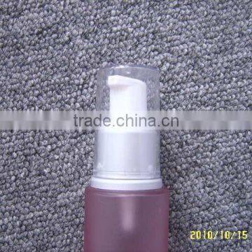 Glass Cosmetic Lotion Bottle With Pump and Cap photo-3