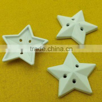 22mm Star Shape 3 Holes Metal Sew-on Button For Kidswear -- MS6055 photo-4