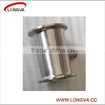 Sanitary Stainless Steel Pipe Fitting Tri Clamp Spool With Threaded Drain photo-3